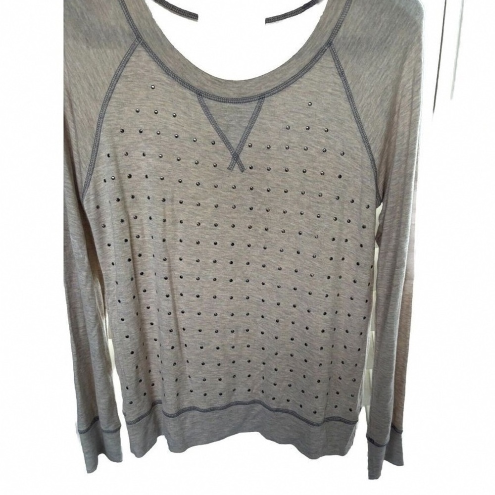 Gray Long Sleeve Women's Top